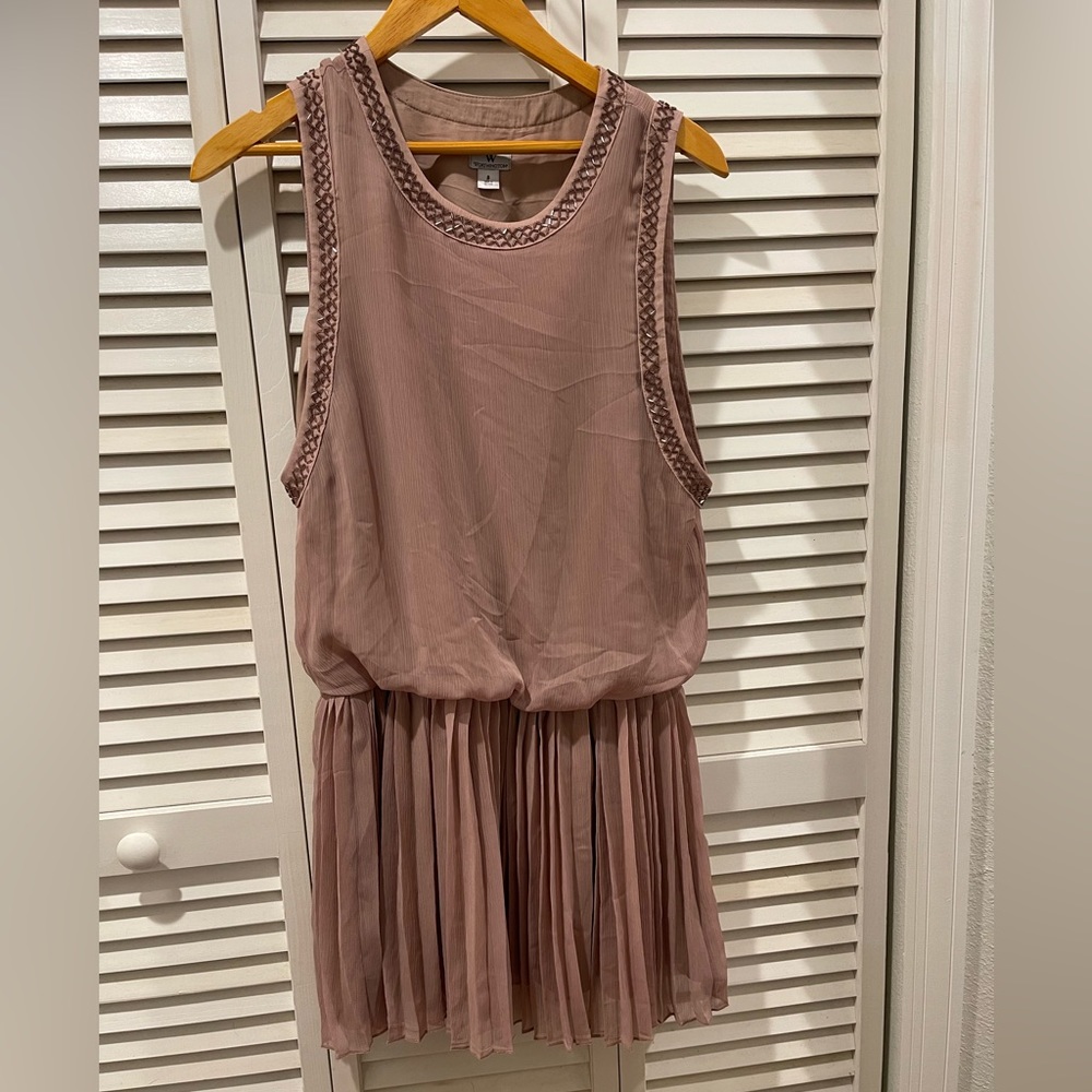 Worthington Drop Waist Dress with Sequin